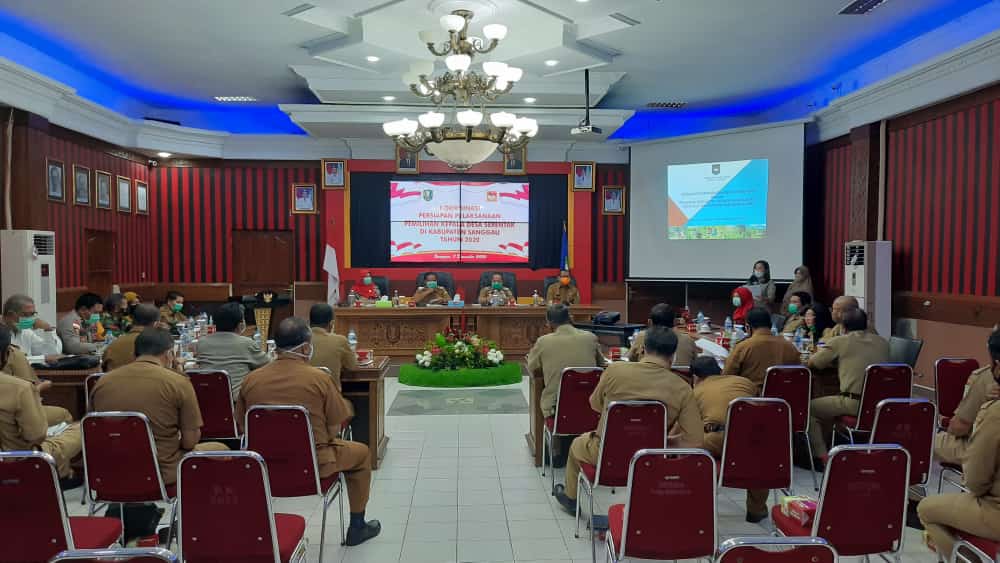 Rapat Koordinasi Persiapan Pilkades Serentak di Kabupaten Sanggau Tahun 2020
